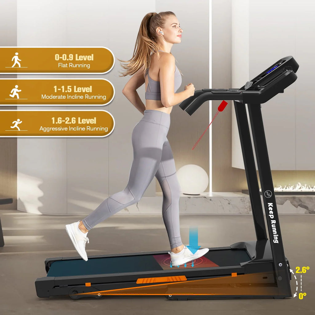 Folding Treadmill with Incline, 3.5 HP H42191