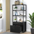 4-Tier File Cabinet with 2 Drawers M19683