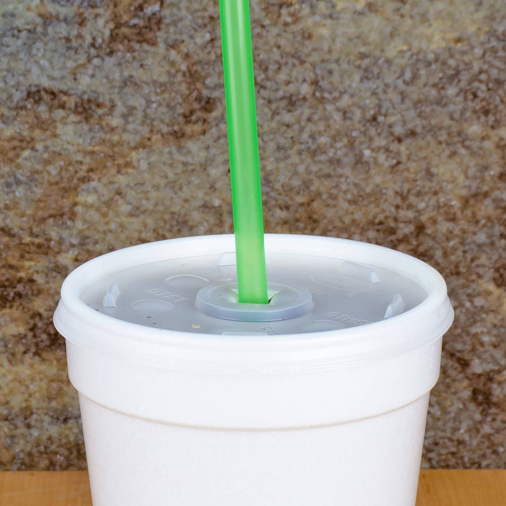 Green Unwrapped Straw 10 inch Y3234