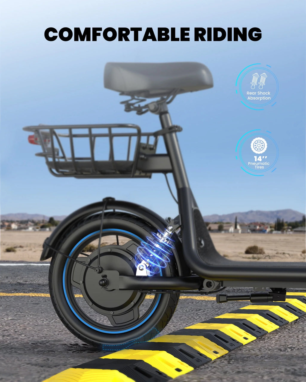 650W Electric Scooter with Seat G611
