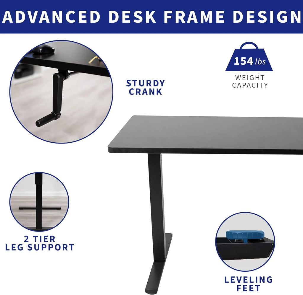 71 X 30 Inch Height Adjustable Standing Desk B5586