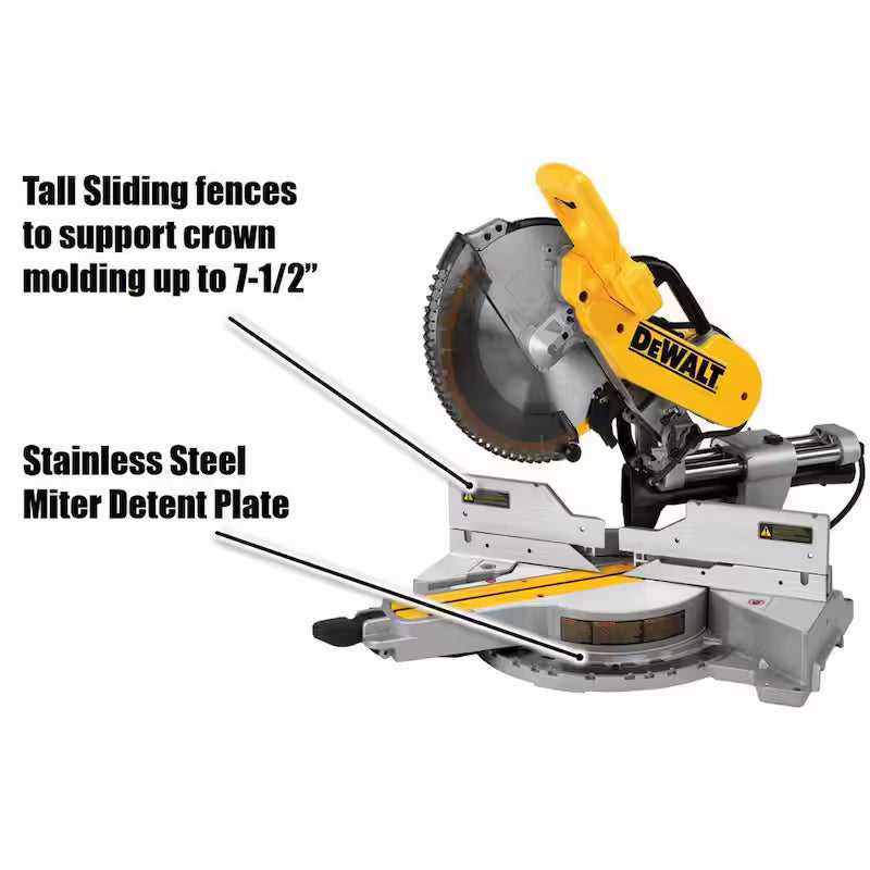 12 in. Double Bevel Sliding Compound Miter Saw with Stand T205633