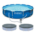 12'x30 Metal Frame Swimming Pool with Filter Pump R830118