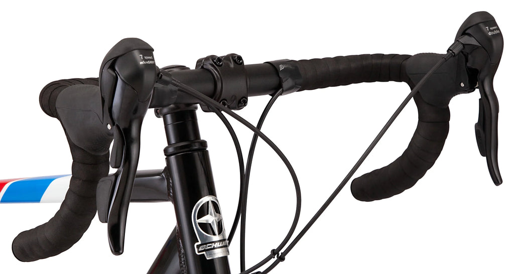 700c 14 Speed Black Red Cyclocross Road Bike E56155