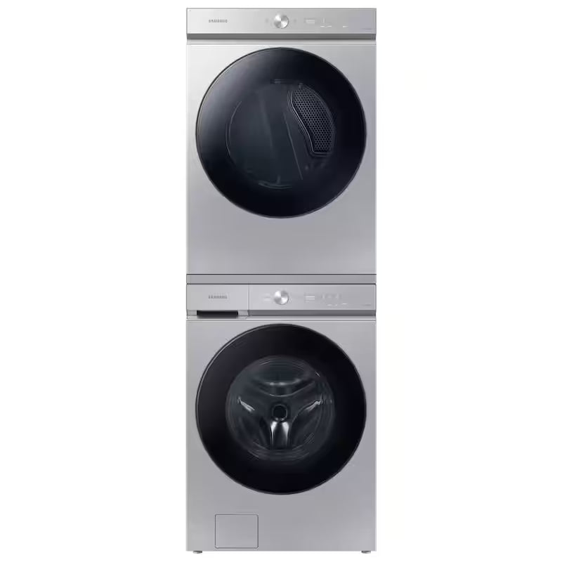 7.6 cu. ft. Vented Smart Electric Dryer in Silver Steel Q6856