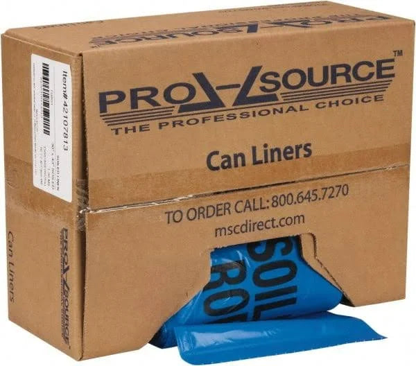 Blue 32 Gal Hazardous Waste Bags 150 Pack E67335