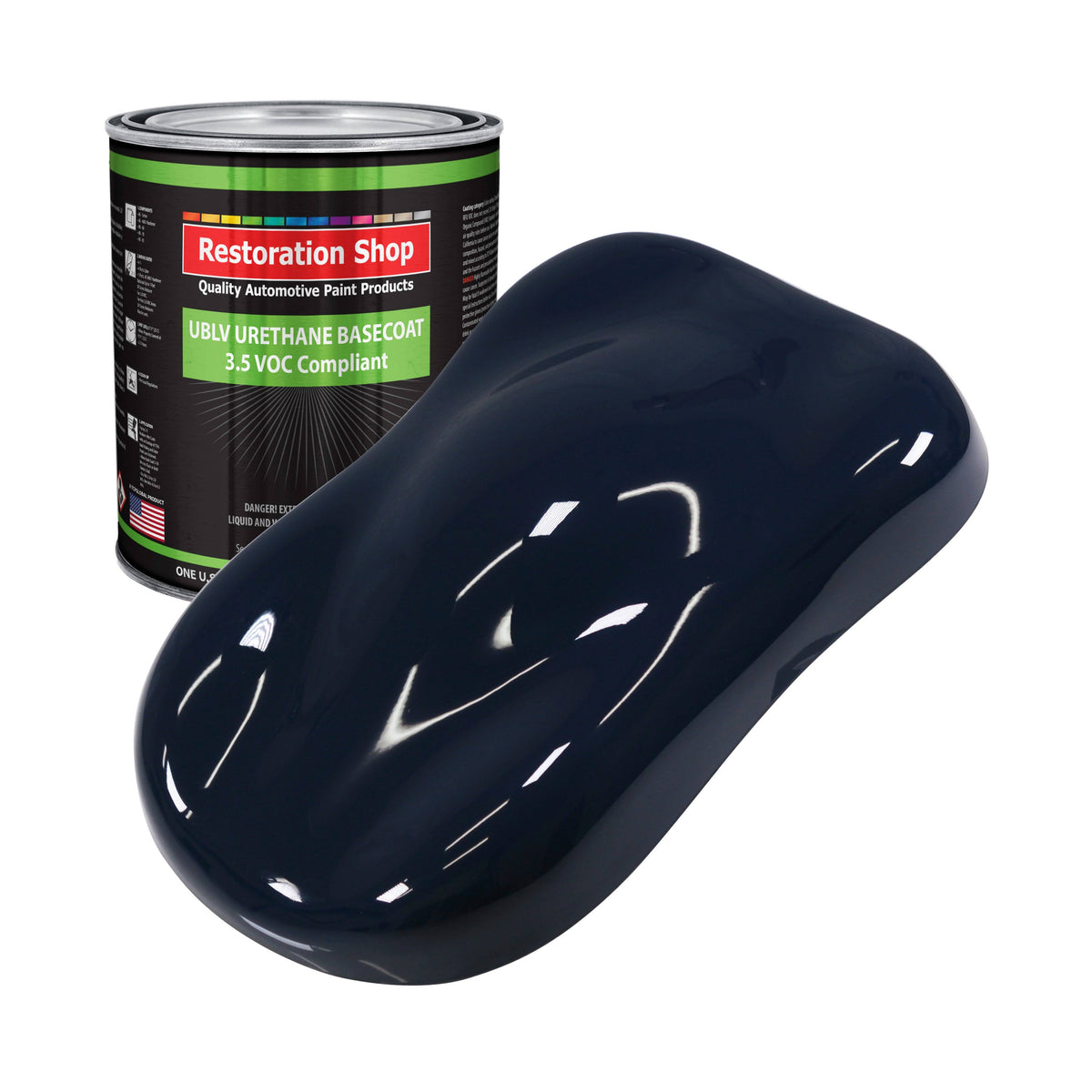 Midnight Blue Low VOC Urethane Basecoat Auto Paint 1-Gallon W832253