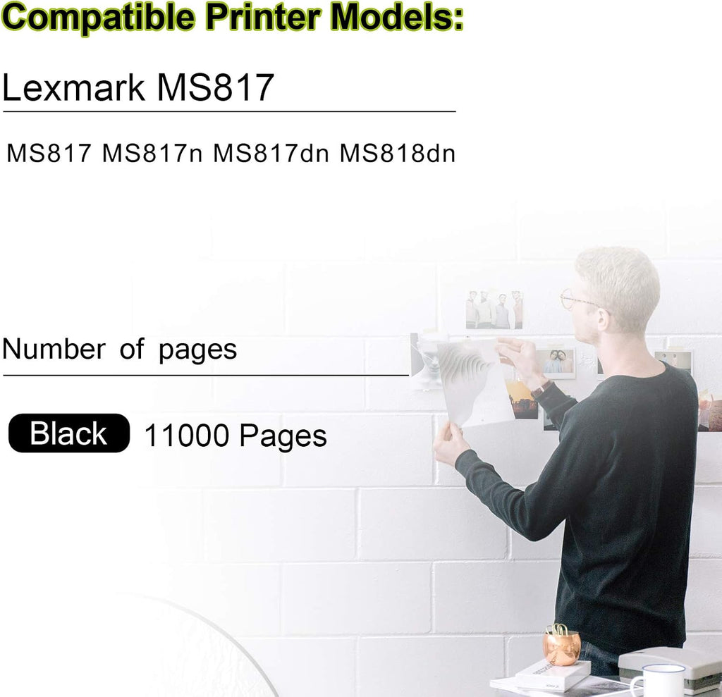 2 Pack Remanufactured Black Toner Cartridge S96839