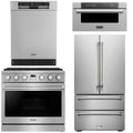 36 Gas Range, Refrigerator, Dishwasher and Microwave I40425