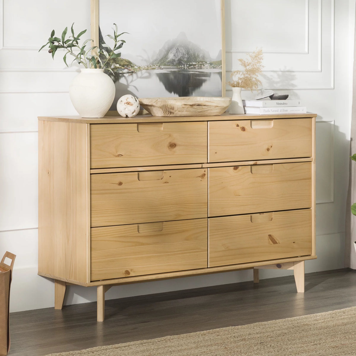 6 Drawer Solid Wood Dresser K892679