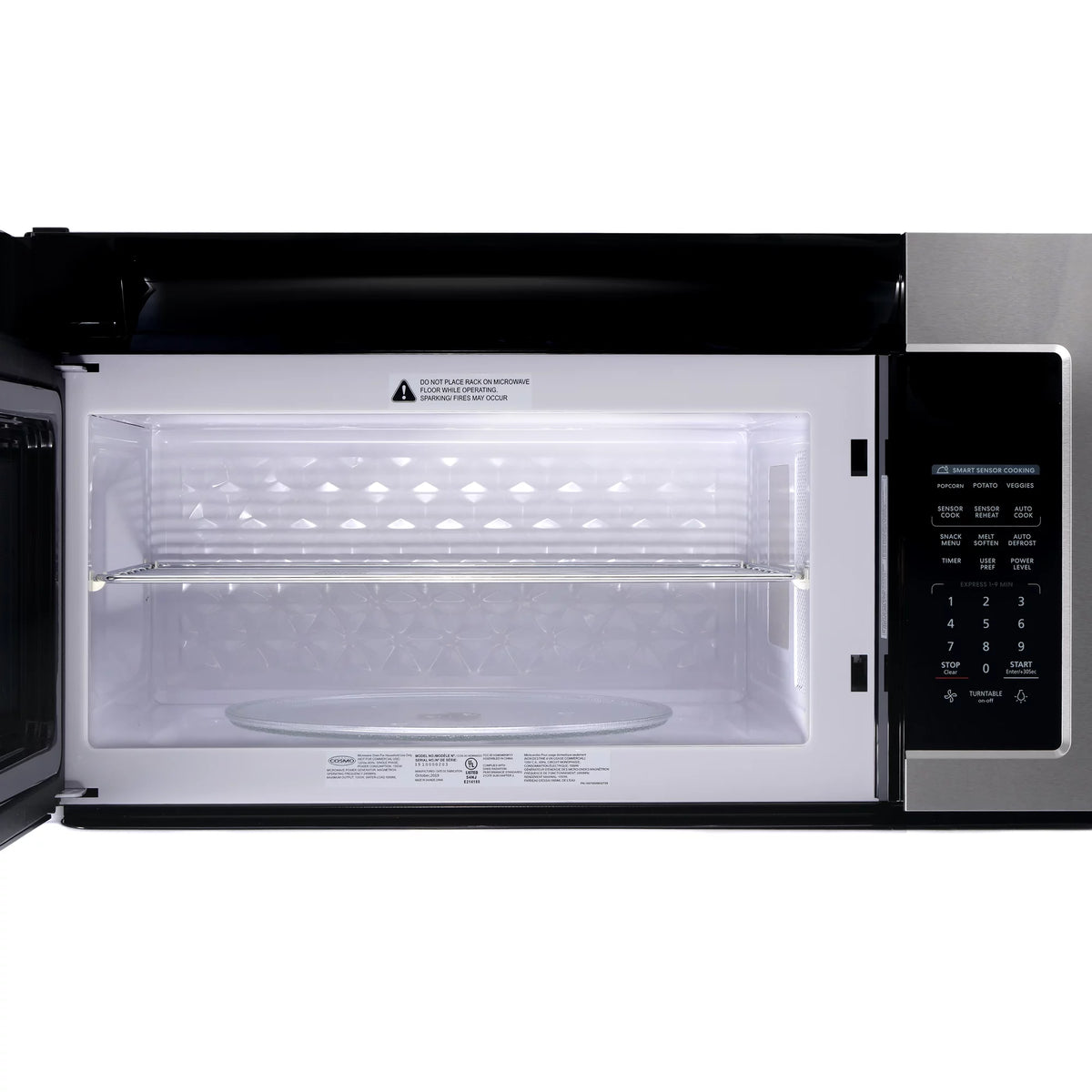 3 Piece Kitchen Appliance Package with Electric Cooktop Microwave Wall Oven L9823