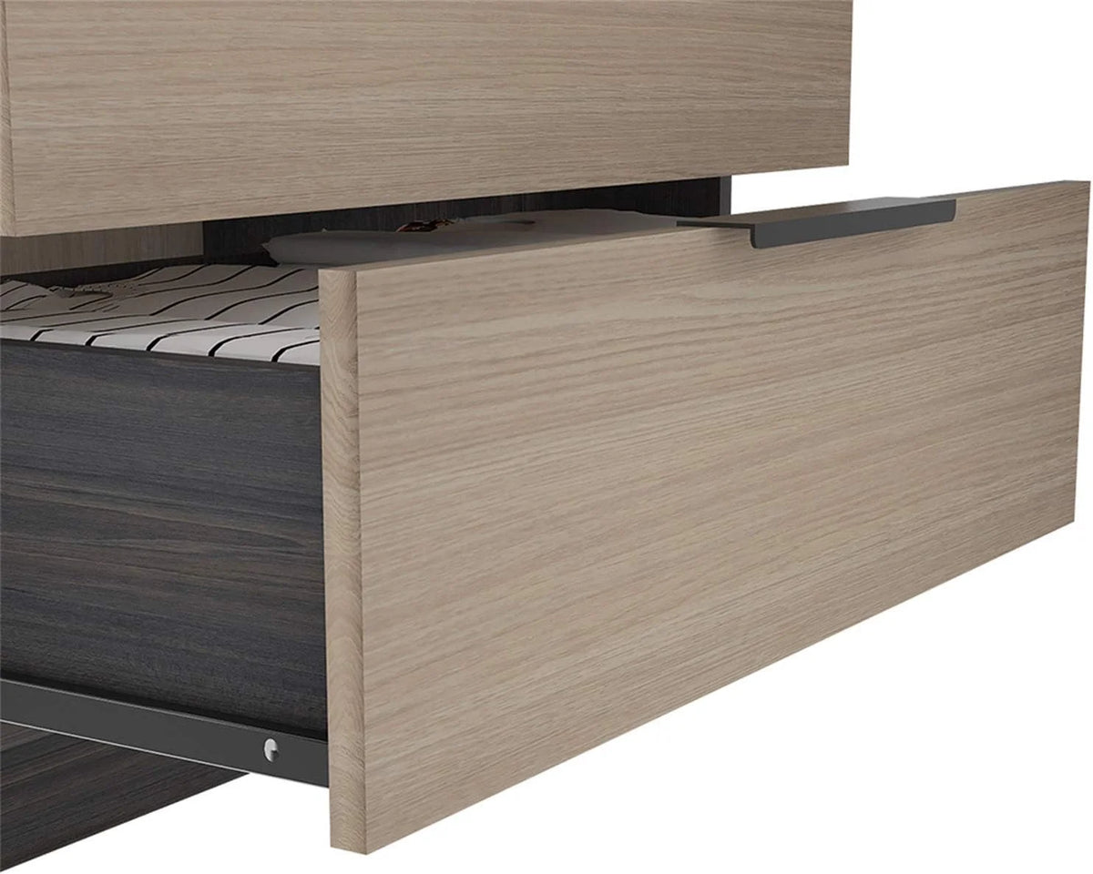 3 Door Dresser with 3 Wide Drawers Z475