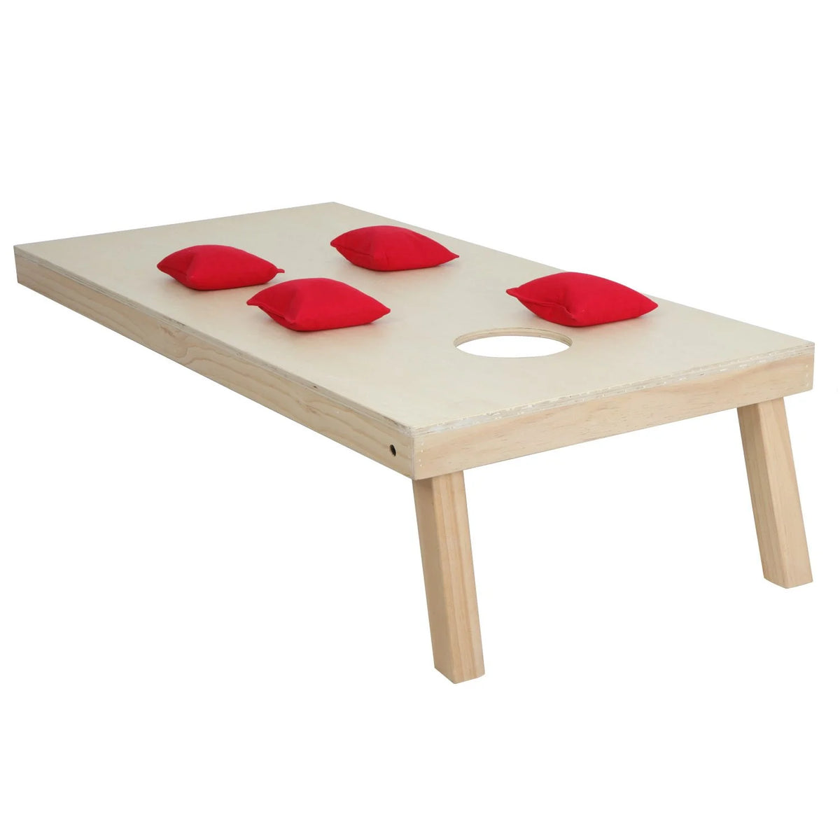 3ft X 2 ft Solid Wood Cornhole Bean Bag Toss Game Set with Carrying Case Z511