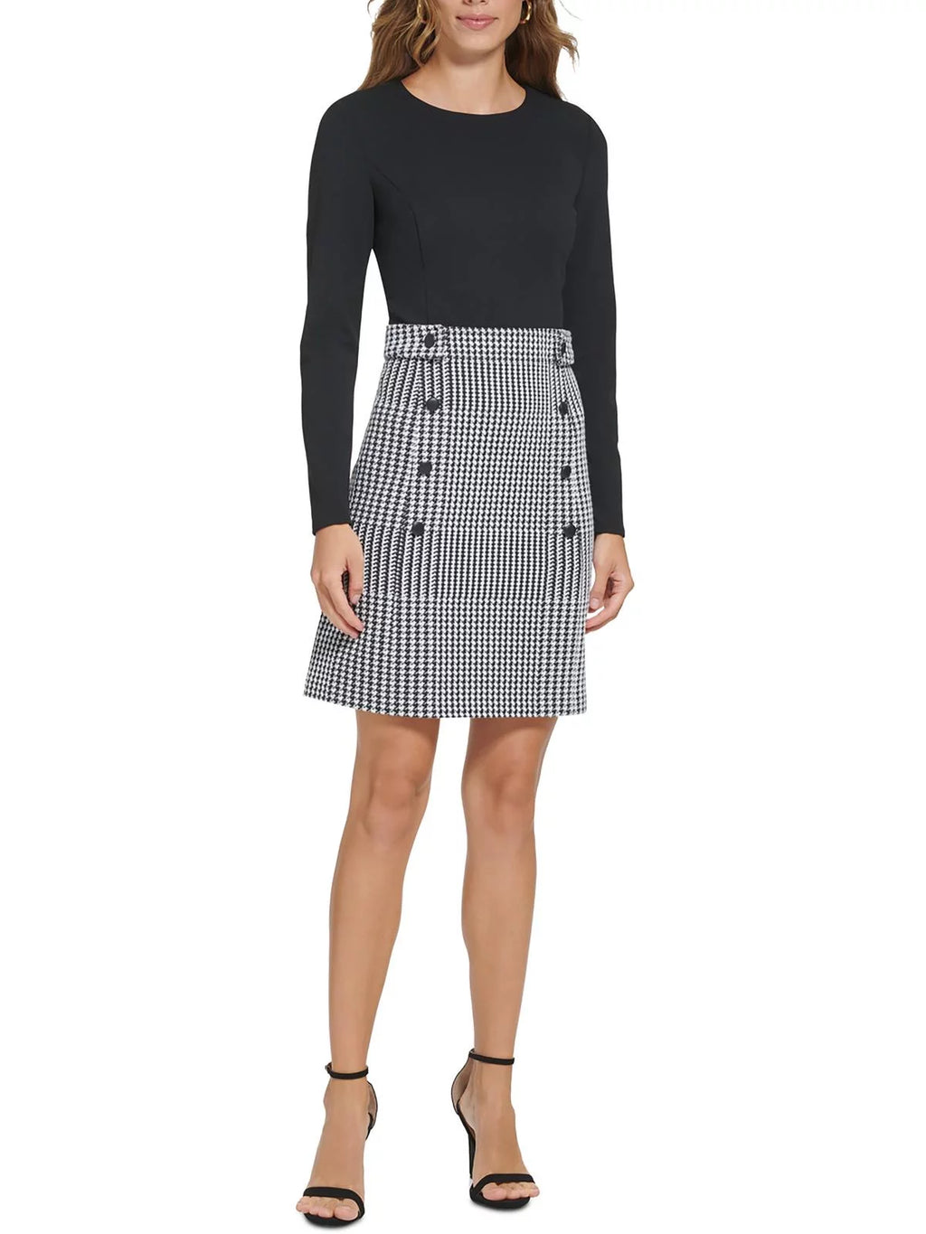 Knee-Length Sheath Dress I427