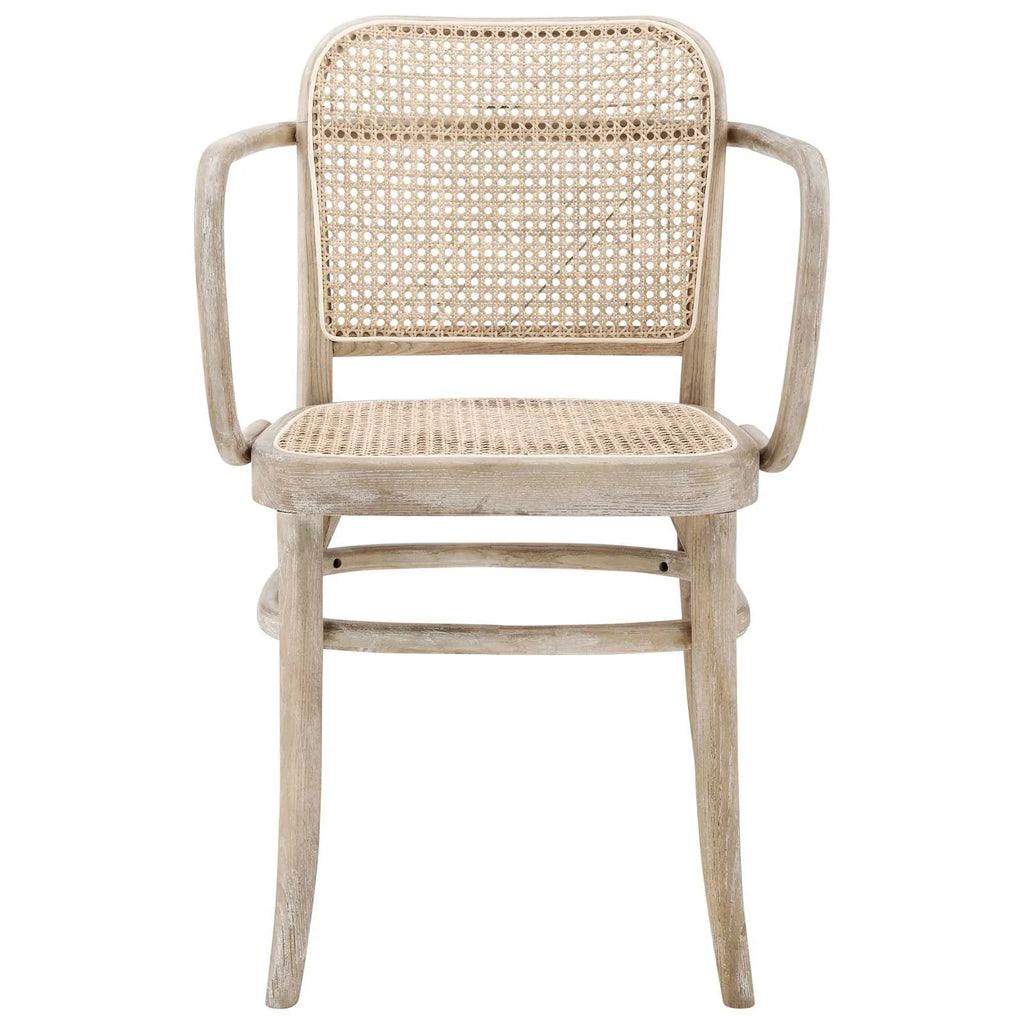 Cane Rattan Wicker Wooden Dining Chair W630161