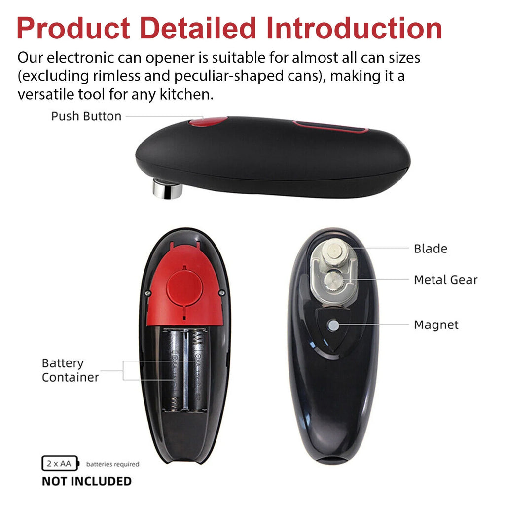 Automatic Electric Can Opener Stainless Steel L6926