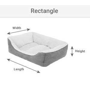 Orthopedic Bolster Dog Bed with Removable Cover K624