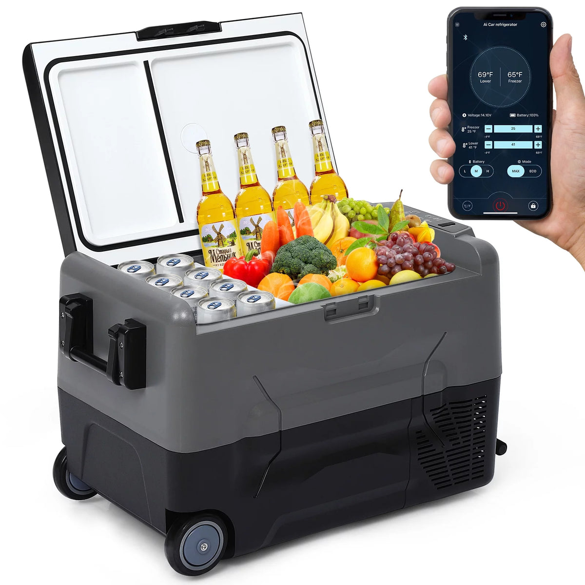 37QT Portable Dual Zone Car Refrigerator P28488