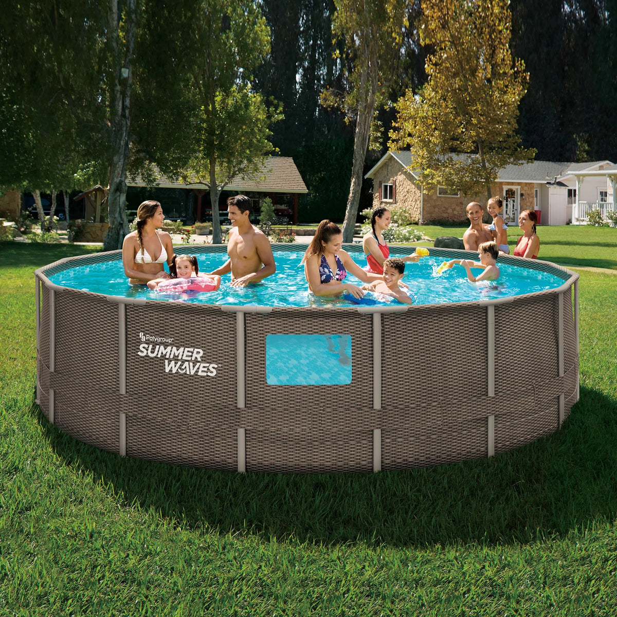 16 ft Round Frame Pool X732