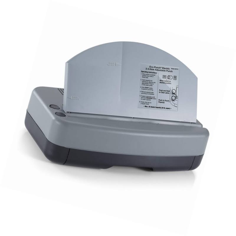 Electric Punch 2-3 Hole Adjustable 30-Sheet Capacity G71352