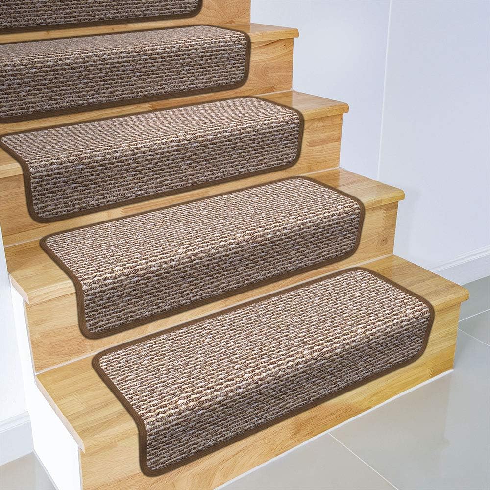 Set of 15 Attachable Carpet Stair Treads F532917