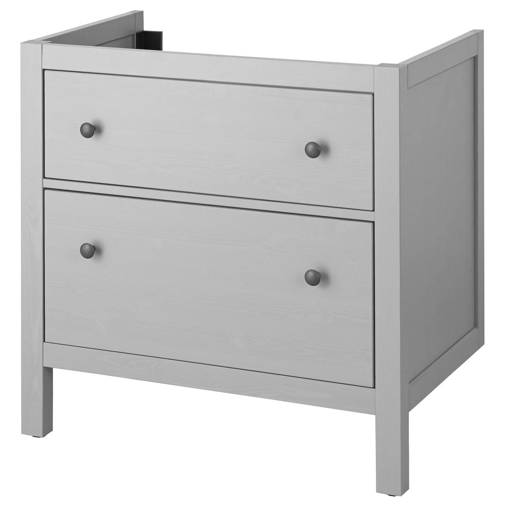 Gray Sink Cabinet with 2 Drawers B453455