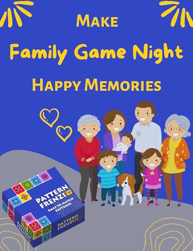 Pattern Matching Board Game for Kids & Adults Y473821