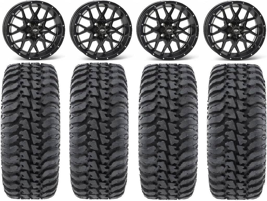 Black 14 Wheels 28 Tires J79132