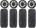 Black 14 Wheels 28 Tires J79132