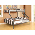 Twin XL & Queen Bunk Bed Gunmetal Q4937