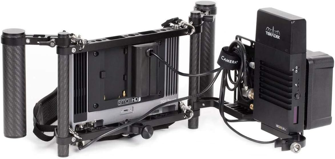 Wooden Camera Director's Monitor Cage v3 Carbon Fiber Handgrips S771