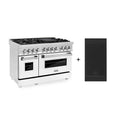48 6.0 cu. ft. Gas Burner Electric Oven with Griddle Stainless Steel J4737
