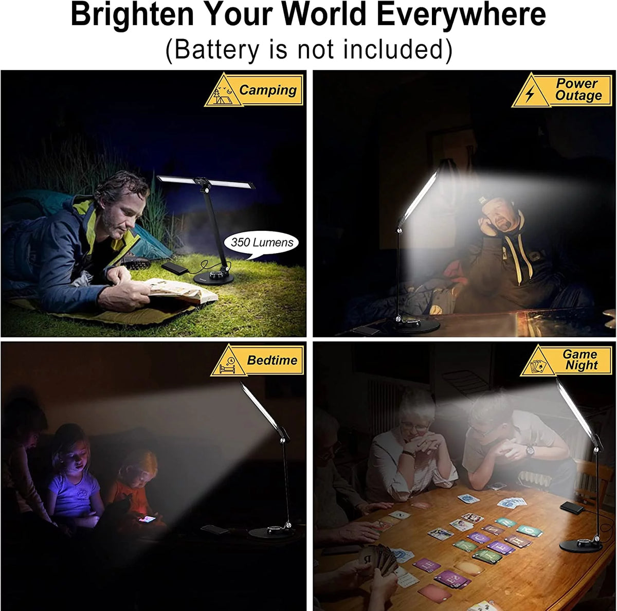 Rotatable Aluminum LED Desk Lamp with USB Charging Port I5001