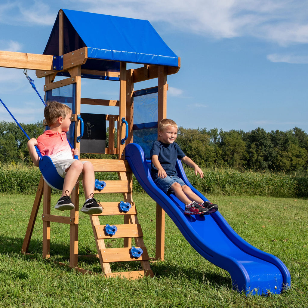 Wooden Cedar Swing Set A3139
