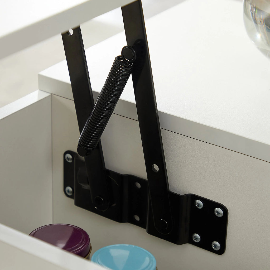 Modern Coffee Table with Lifting Tabletop and Hidden Storage Compartments R411