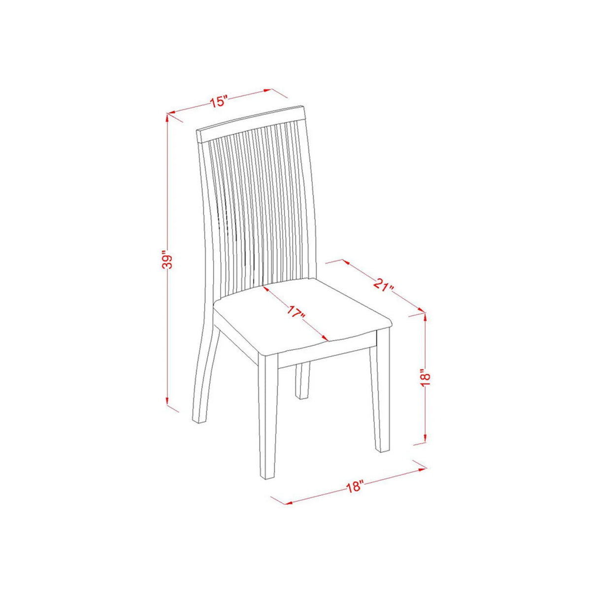 3-piece Dining Table and Chairs O3444