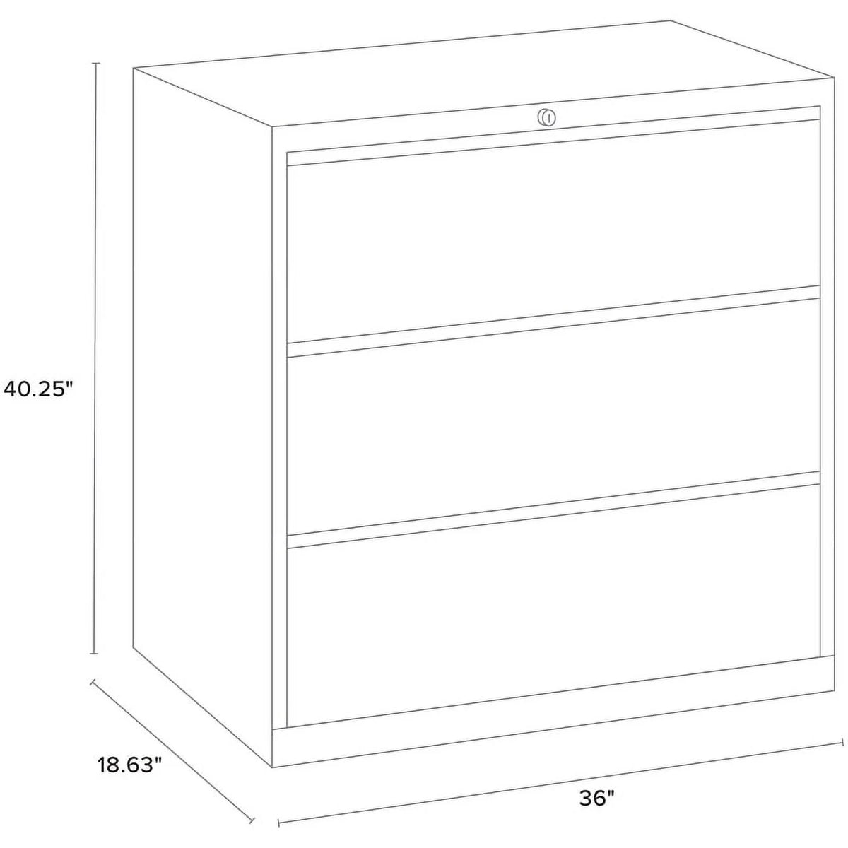 36" Wide 3 Drawer Metal Lateral File Cabinet X475
