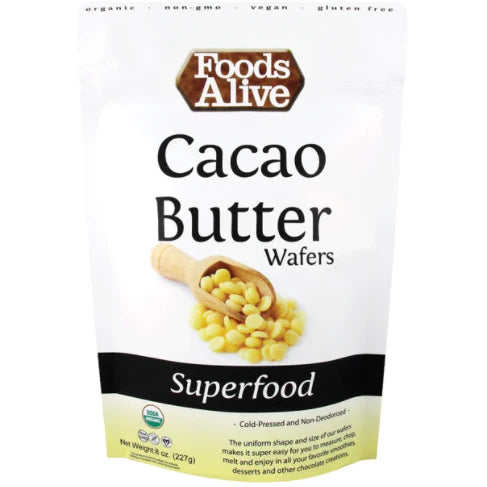 Organic Cacao Butter Wafers 8 oz W632