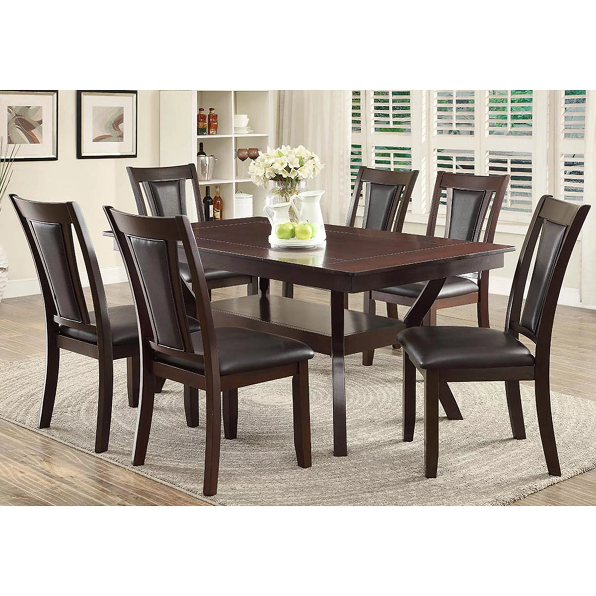 Dark Cherry Dining Table D131069