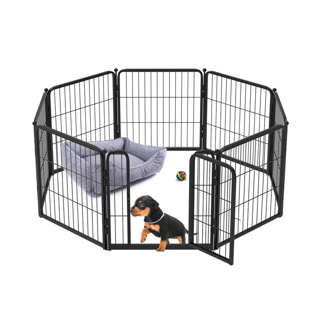 24 inch Dog Playpen with Silicone Foot Pads P300027