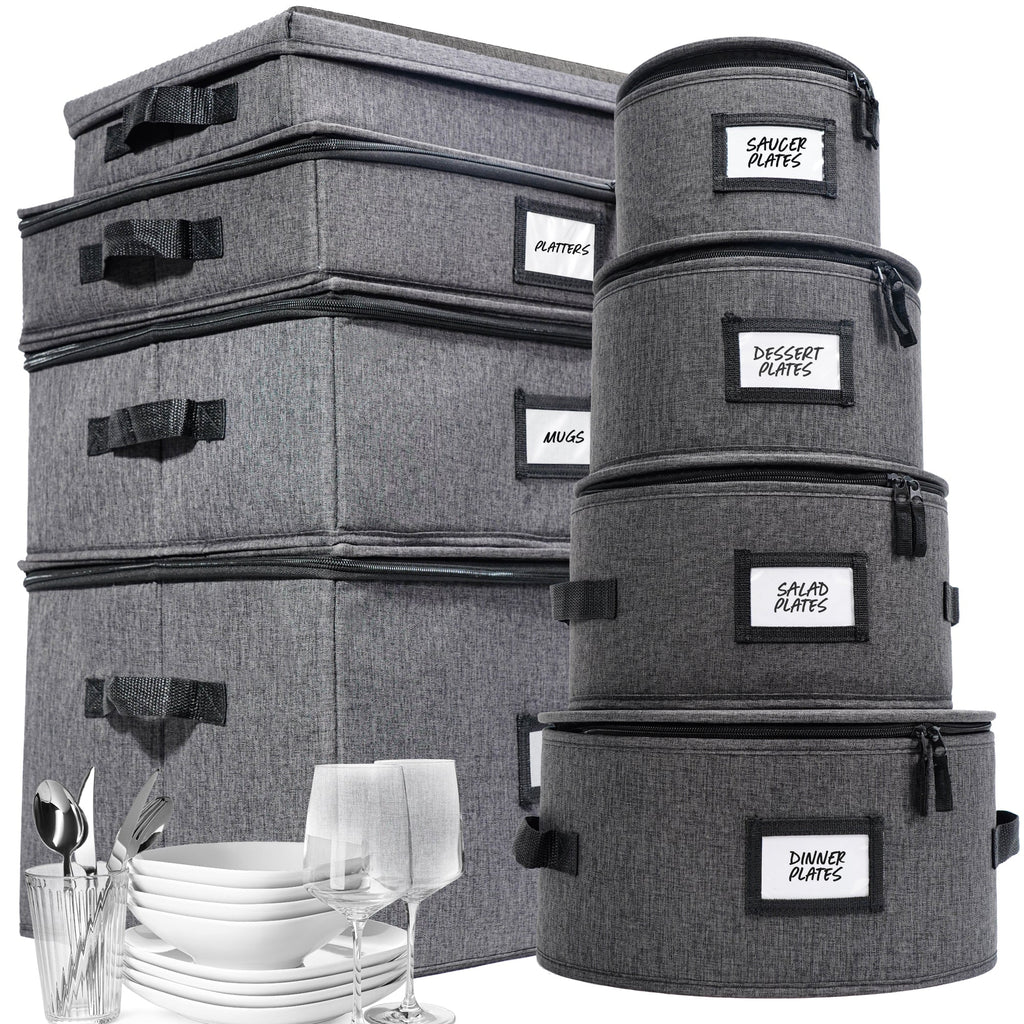 China Storage Containers, 8pc B406
