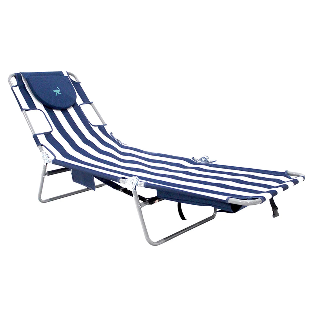 Striped Blue Backpack Beach Chair H799249