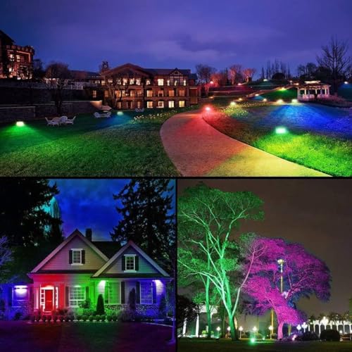 30W RGBW Color Changing LED Flood Light 2 Pack B5451
