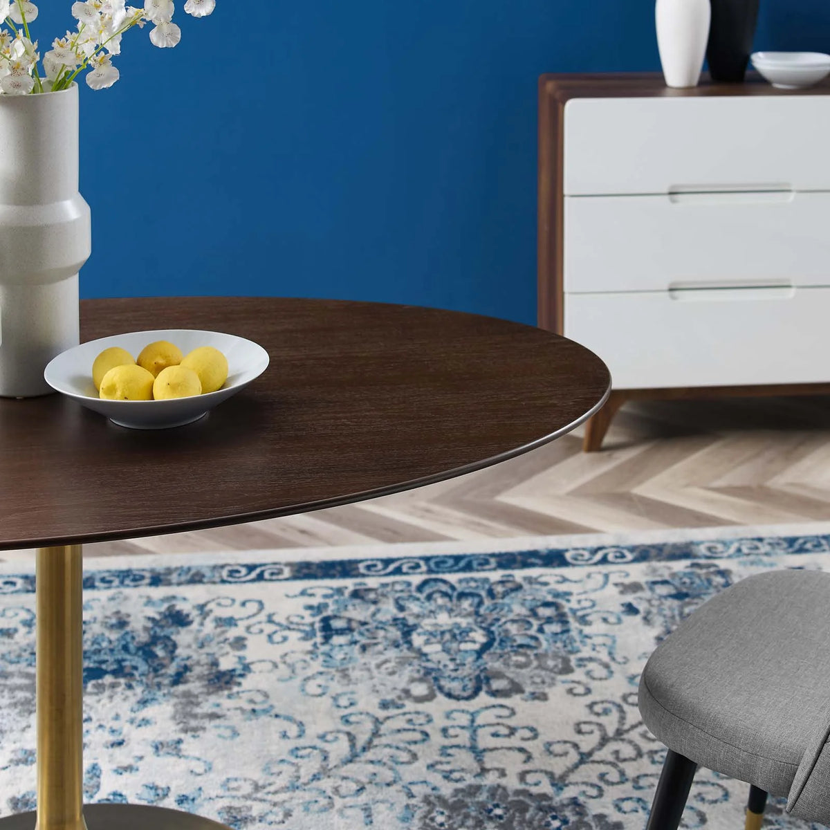 Oval Wood Dining Table O64510