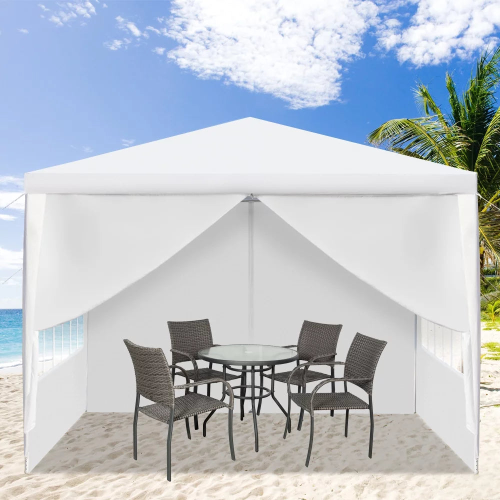 10'x30' Canopy Tent with Removable 5 Sidewall White I571