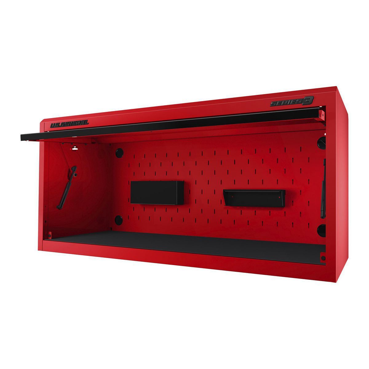 56 in. x 22 in. Blue Work Center Hutch Q498