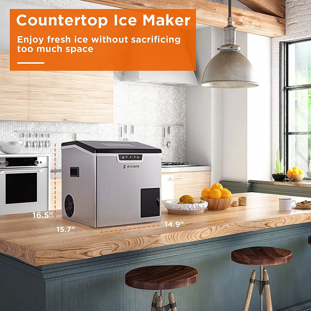 2-in-1 Countertop Ice Maker Machine & Ice Shaver E196554