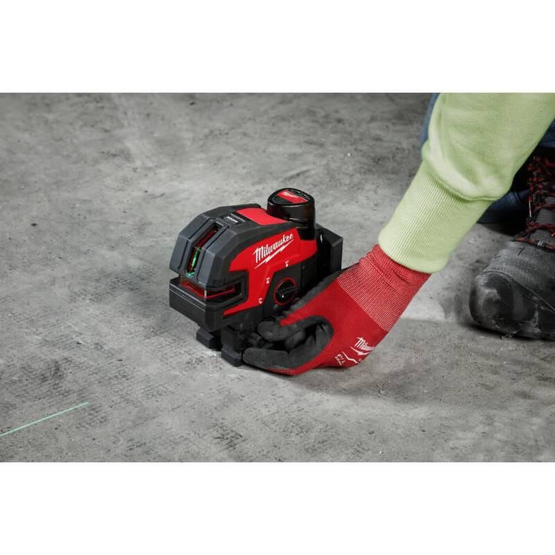 12-Volt Cordless Green Cross Line and 4-Points Laser Kit T647