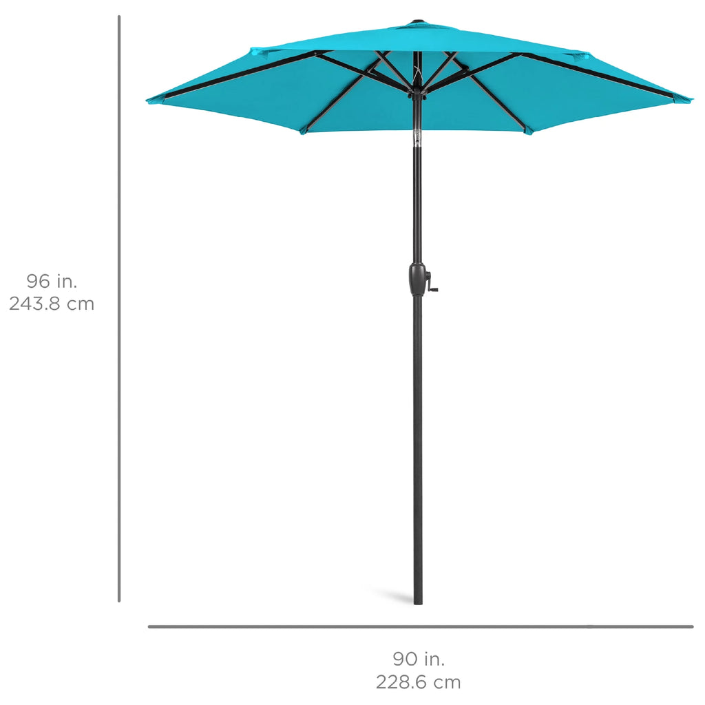 7.5ft Heavy-Duty Outdoor Patio Umbrella J311791