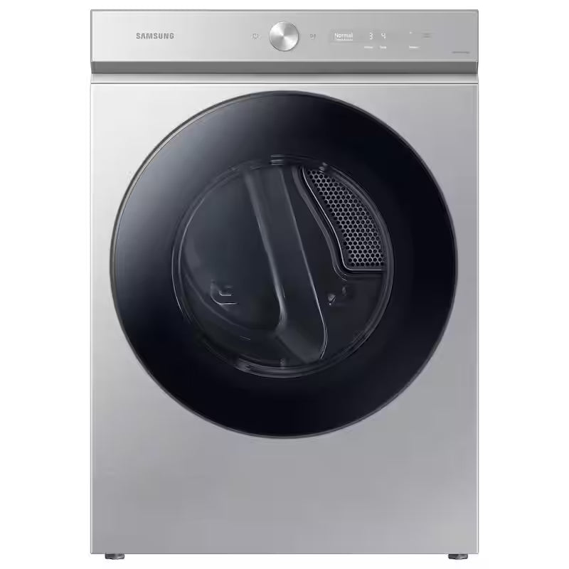 7.6 cu. ft. Vented Smart Electric Dryer in Silver Steel Q6856